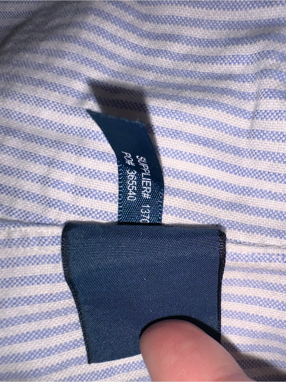 Ralph Lauren Womens Blue White Striped Button Down Shirt Size 2 - Picture 11 of 11